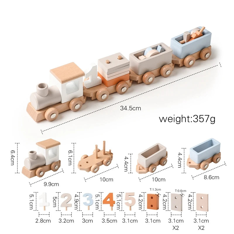 Wooden Choo-Choo Train