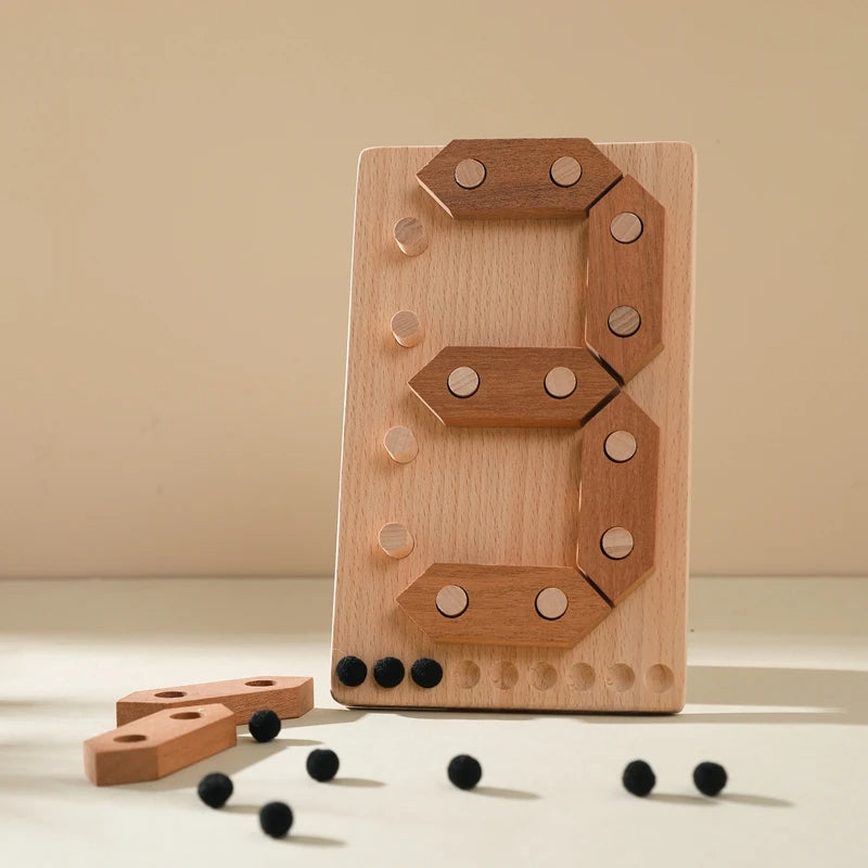 Wooden Number Puzzle