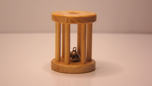 Wooden Cage Bell Rattle