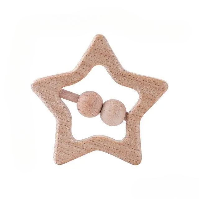 Wooden Star Teether