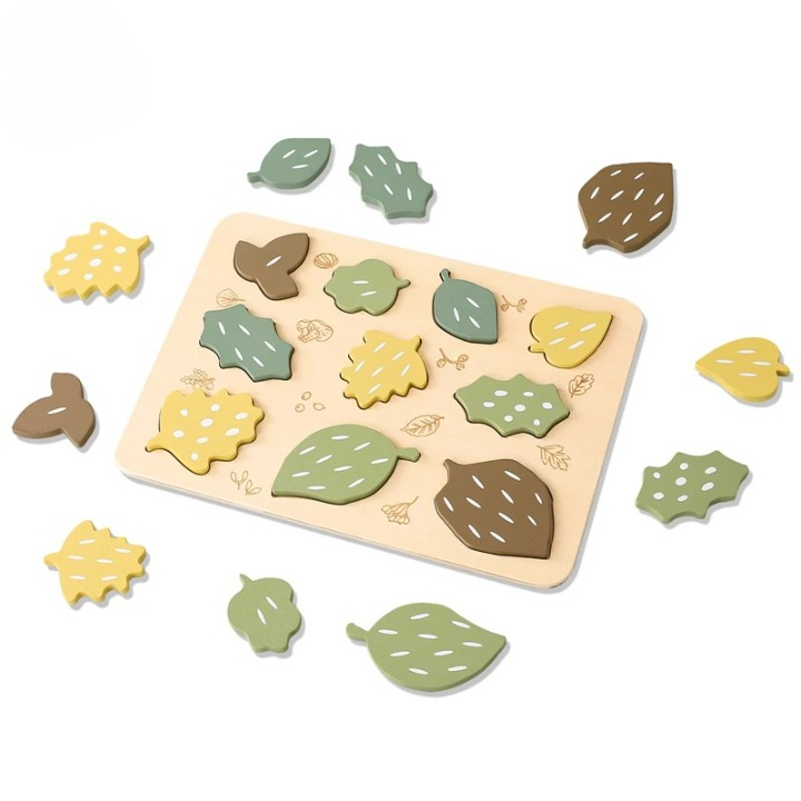 Wooden Leaves Puzzle