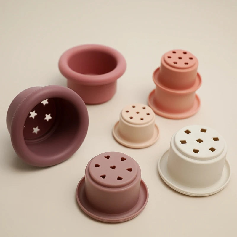 Silicone Stacking Cups