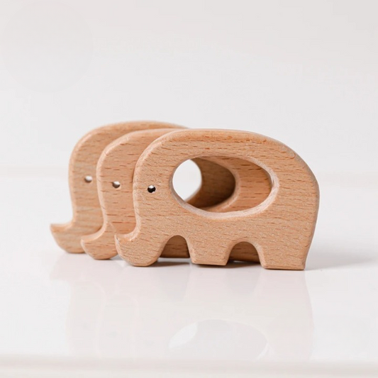 Wooden Animal Teether (5 pc)